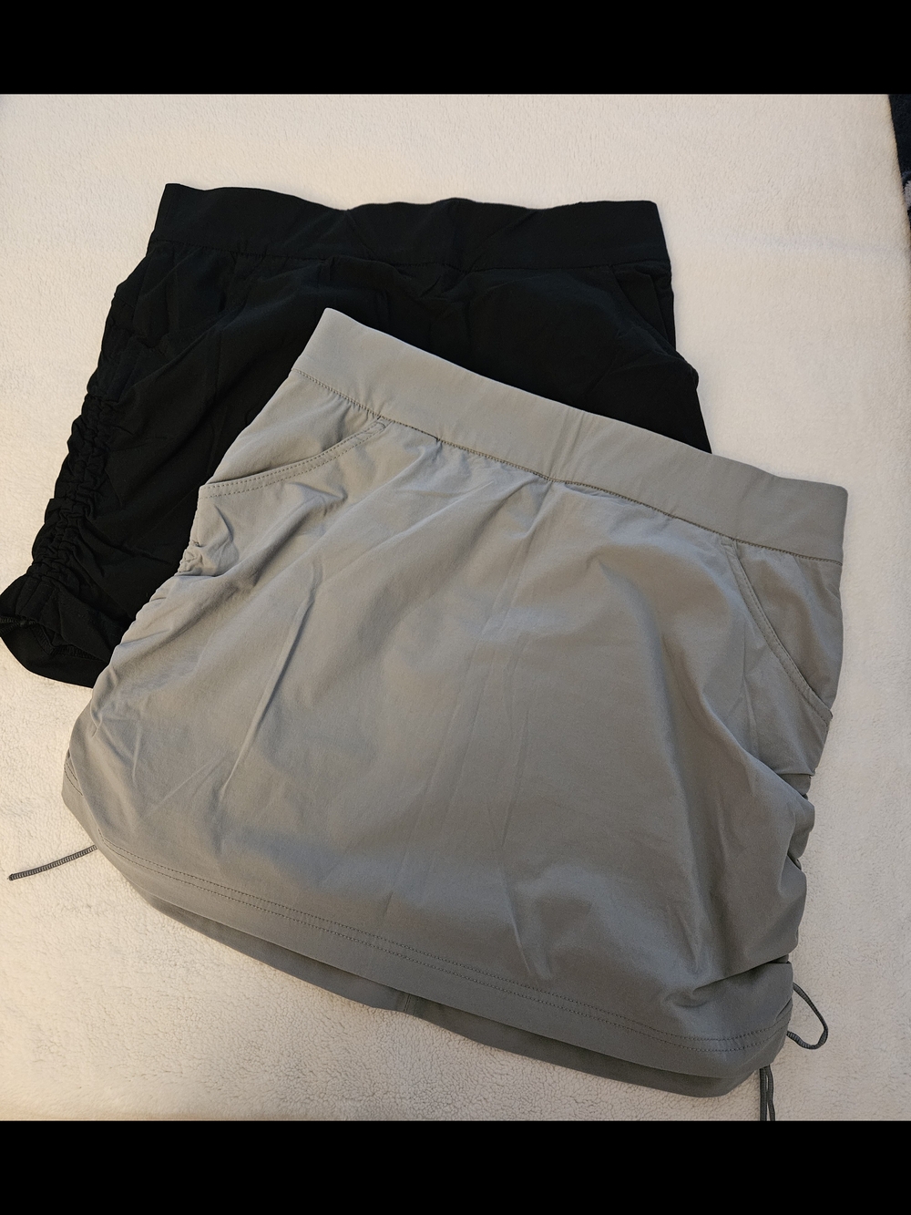 Columbia Women's Black and Light Green Skorts Lot (2)